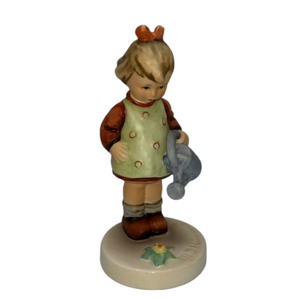 Goebel MJ Hummel “Little Gardener” Girl  Figurine with Watering Can and Flower